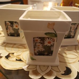 Ceramic small flower pots set of 3